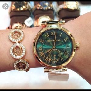 Emerald Michael kors watch
